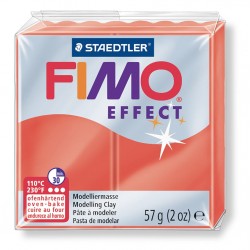 Fimo effect tranclucent red